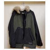 Wolfsong Wear Fur Lined Hood Jacket (XL)