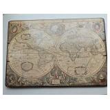World Map Wood Wall Art