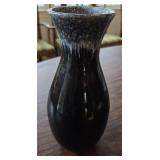 Black/Gray Dipped Glaze Caramic Vase