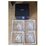 Hoya Crystal Iris Coasters (4)