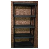 5-Tier Plastic Storage Shelf