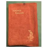 ï¿½Kipling's Balladsï¿½ Leather Bound Book