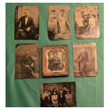 Antique Tin Type Photographs (7)