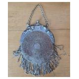 Art Nouveau Chatelaine Beaded Purse