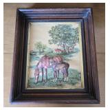 Fabric 3D Horse Painting