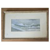 Ocean Scene Litho By G. Howell Gay