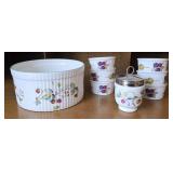 Royal Worcester Evesham Porcelain Ramekins+ (8)