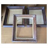 Antique Wood Picture Frames (3)