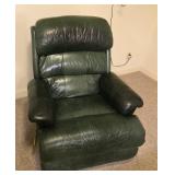 Green Leather Recliner Chair