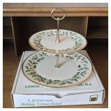 Lenox Holiday  Christmas Terrace Server Plate