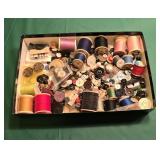 Threads, Buttons, Notions Sewing Box