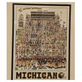 Michigan Wolverines Football Poster
