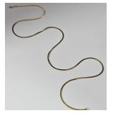 14k Gold Herringbone Necklace 20'