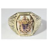 14k Gold Masonic Enamel Ring (6)