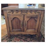 French Provincial Style End Table Cabinet
