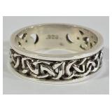 Sterling Silver Celtic Knot Eternal Ring (11)