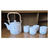 Otagiri Japan Floral Lite Teapot & Cups (5)