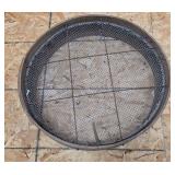 Antique Metal Mesh Sifter