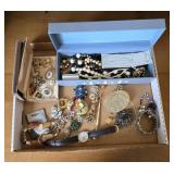 Necklaces, Earrings, Brooches+ Costume Jewelry