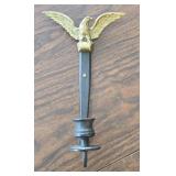 Brass & Iron Eagle Wall Candle Holder