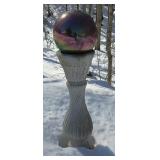 Garden Gazing Globe On Pedestal