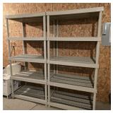 5-Tier Plastic Storage Shelves