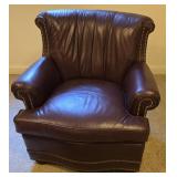 Brown Leather Armchair