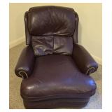 Brown Leather Recliner Chair