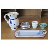 Mini Pottery+ Pitcher, Tray, Coasters (6)