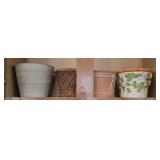 Ceramic Pottery Planters (4)
