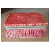 Italian Alabaster Trinket Jewelry Box