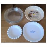 Corningware, Pyrex+ Pie Plates (6)