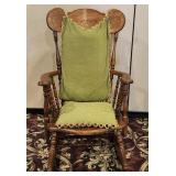 Victorian-Style Platform Rocking Chair