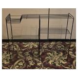 MCM Black Metal Wire Rack