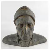 Dantes Plaster Cast Bust Sculpture