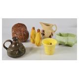 Turkey Bowl, Corn Salt & Pepper Shakers, Vases +