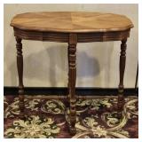 Art Deco Style Wood Lamp End Table