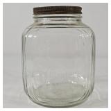 South Bend, IN Planter's Peanuts Jar w/ Lid