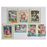 1981-89 Topps Joe Montana Football Cards