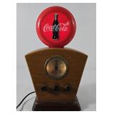 Coca-Cola Electrical AM/FM Radio w/ Lighted Sign
