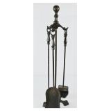 Brass Fireplace Tool Set