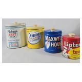 J.L. Clark 4 Pc. Advertising Nesting Canister Set