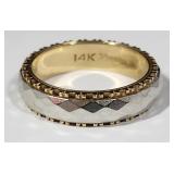 14k Keepsake 2-Tone Wedding Band (9)