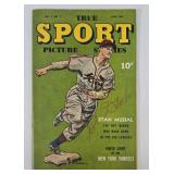1944 True Sport Picture/Stories Comic Signed