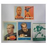 1960's Topps Paul Hornung Football Cards (4)