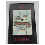 Indiana Print By P. Buckley Moss