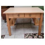 Geometric Wood Writing Desk