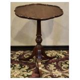 Imperial Mahogany Carved Lamp Table