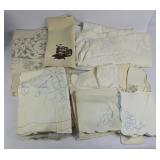 Embroidered Linens & Table Textiles