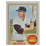 1968 Mickey Mantle- N.Y. Yankees Baseball Card
